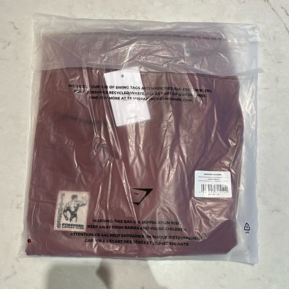 Gymshark Ripstop Pumper Pants Joggers L Red - Picture 6 of 11